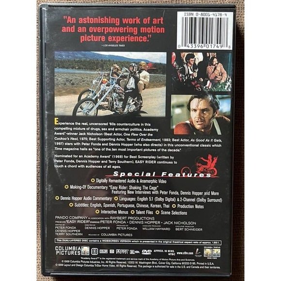 Easy Rider (Special Edition) DVD - Peter Fonda - Columbia Pictures - Picture 2 of 4